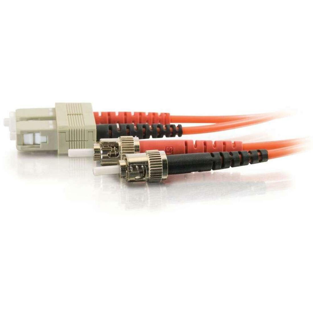C2G-3m SC-ST 62.5/125 OM1 Duplex Multimode Fiber Optic Cable (TAA Compliant) - Orange