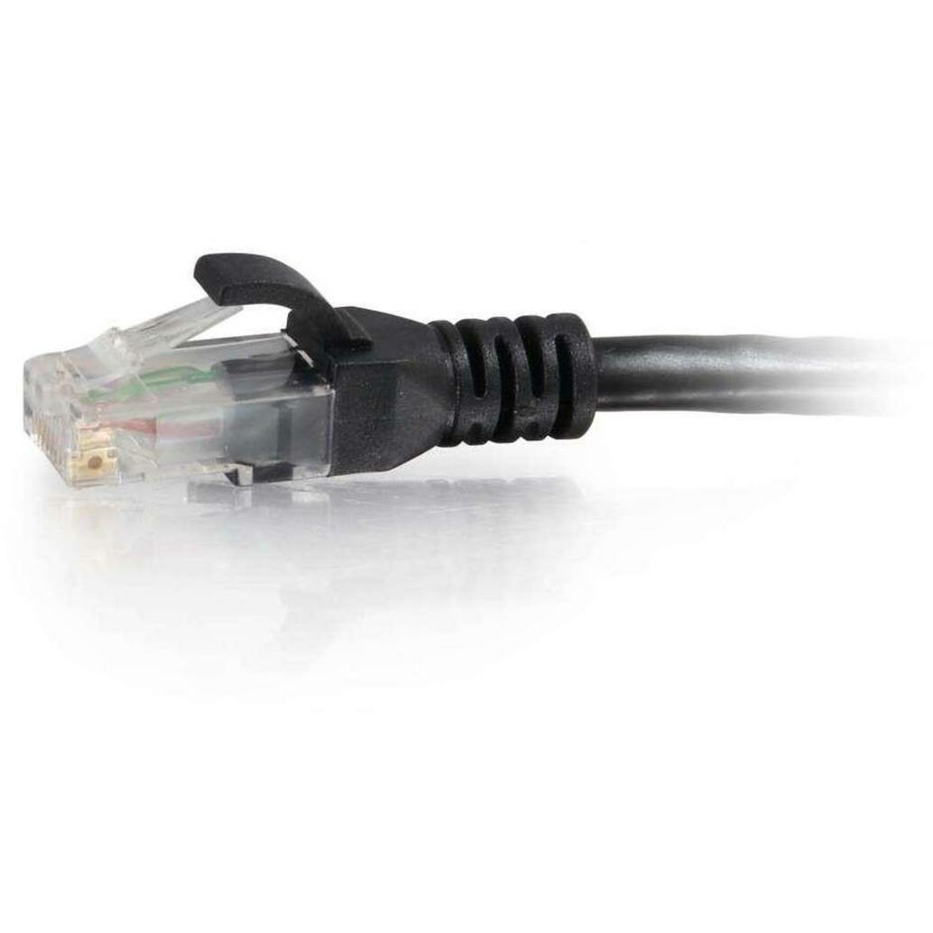 C2G 1 ft Cat6 Snagless UTP Unshielded Network Patch Cable (TAA) - Black
