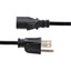 StarTech.com 15ft (4.5m) Computer Power Cord NEMA 5-15P to C13 10A 125V 18AWG Black Replacement AC PC Power Cord TV/Monitor Power Cable