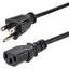 StarTech.com 10ft (3m) Heavy Duty Power Cord NEMA 5-15P to C13 15A 125V 14AWG Replacement AC Computer Power Cord PC Power Supply Cable