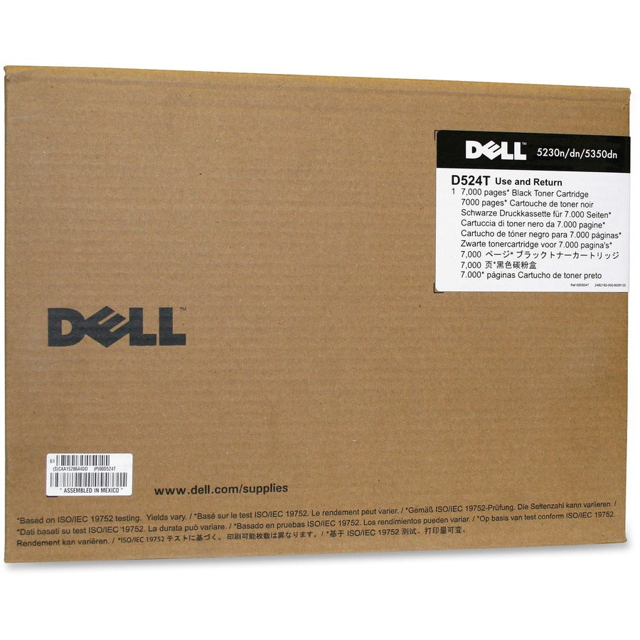 Dell Original Standard Yield Laser Toner Cartridge - Black - 1 Each