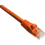 1FT CAT6 ORANGE MOLDED BOOT    