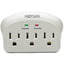 Tripp Lite Protect It! 3-Outlet Surge Protector Direct Plug-In 660 Joules 2 Diagnostic LEDs