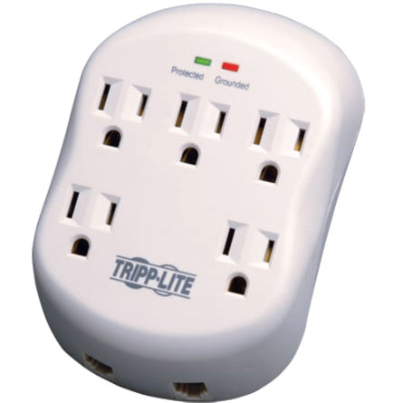 Tripp Lite Protect It! 5-Outlet Surge Protector Direct Plug-In 1080 Joules 1-Line RJ11 Protection