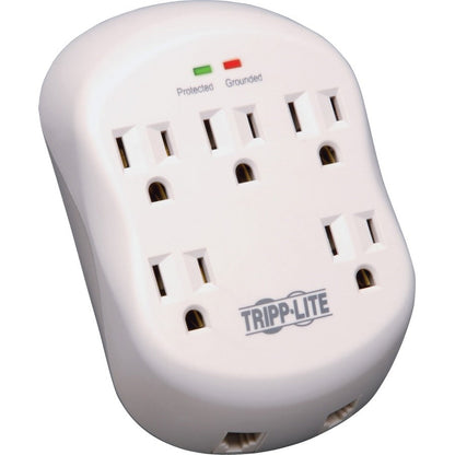 Tripp Lite Protect It! 5-Outlet Surge Protector Direct Plug-In 1080 Joules 1-Line RJ11 Protection