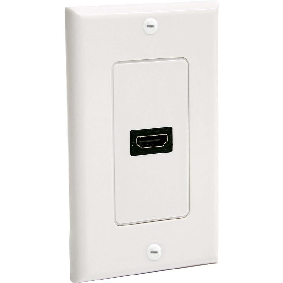 StarTech.com Single Outlet Female HDMI&reg; Wall Plate White