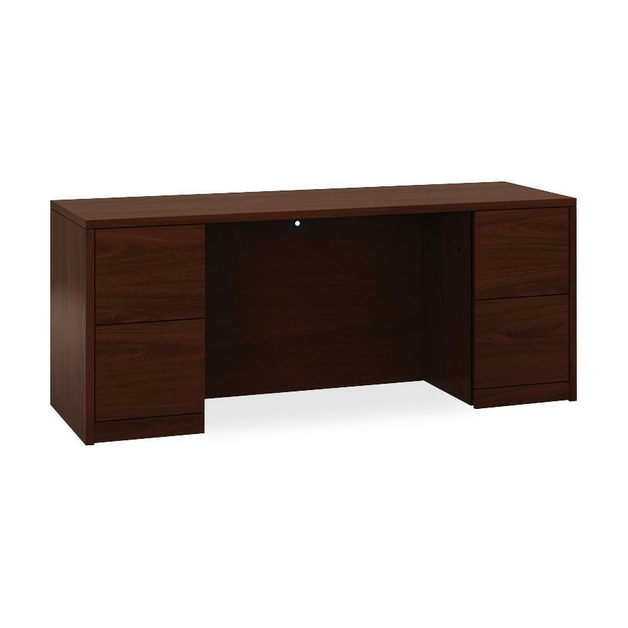 HON 10500 Series Double Pedestal Desk - 4-Drawer