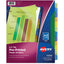 Avery® Preprinted A-Z Plastic Dividers