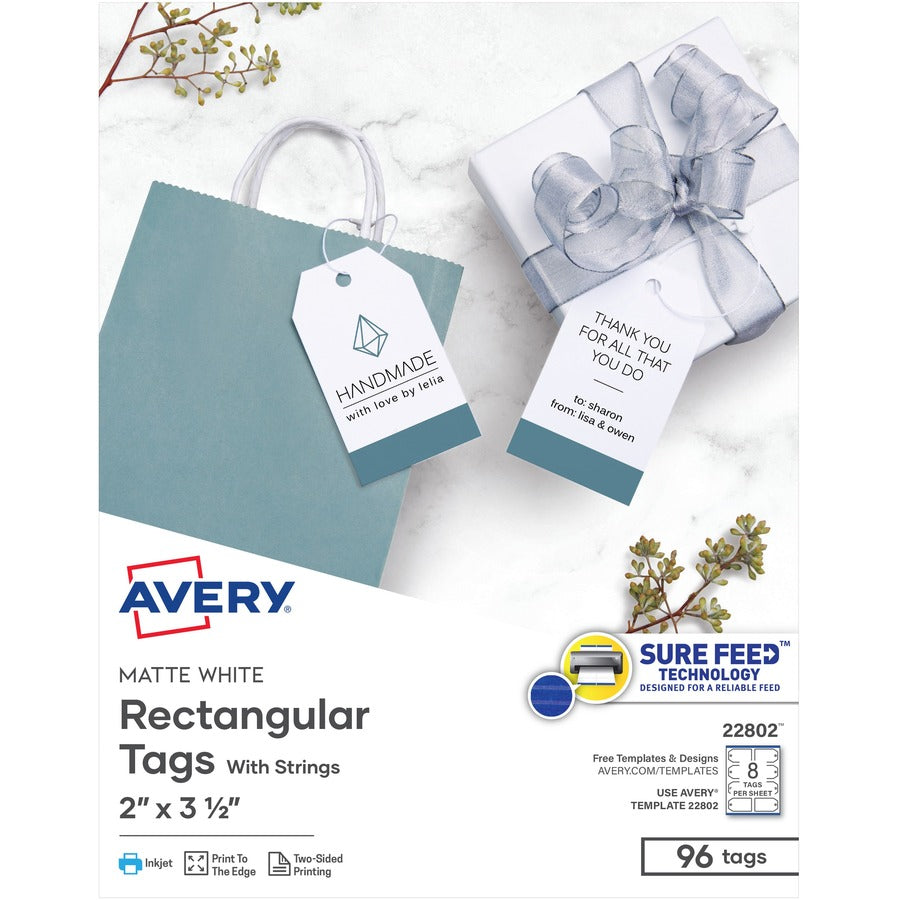 Avery&reg; Printable Tags with String