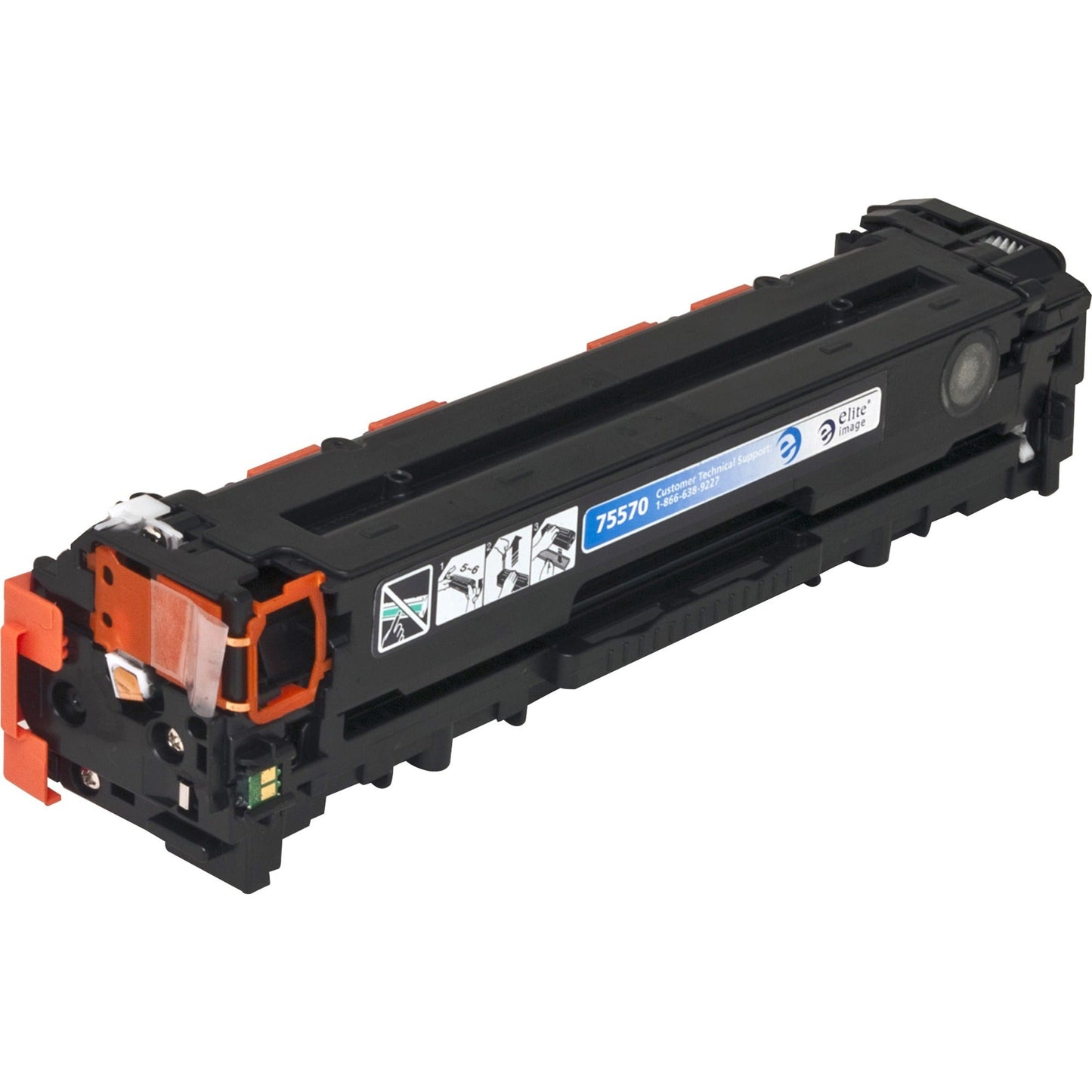 Elite Image Remanufactured Laser Toner Cartridge - Alternative for HP 128A (CE320A) - Black - 1 Each