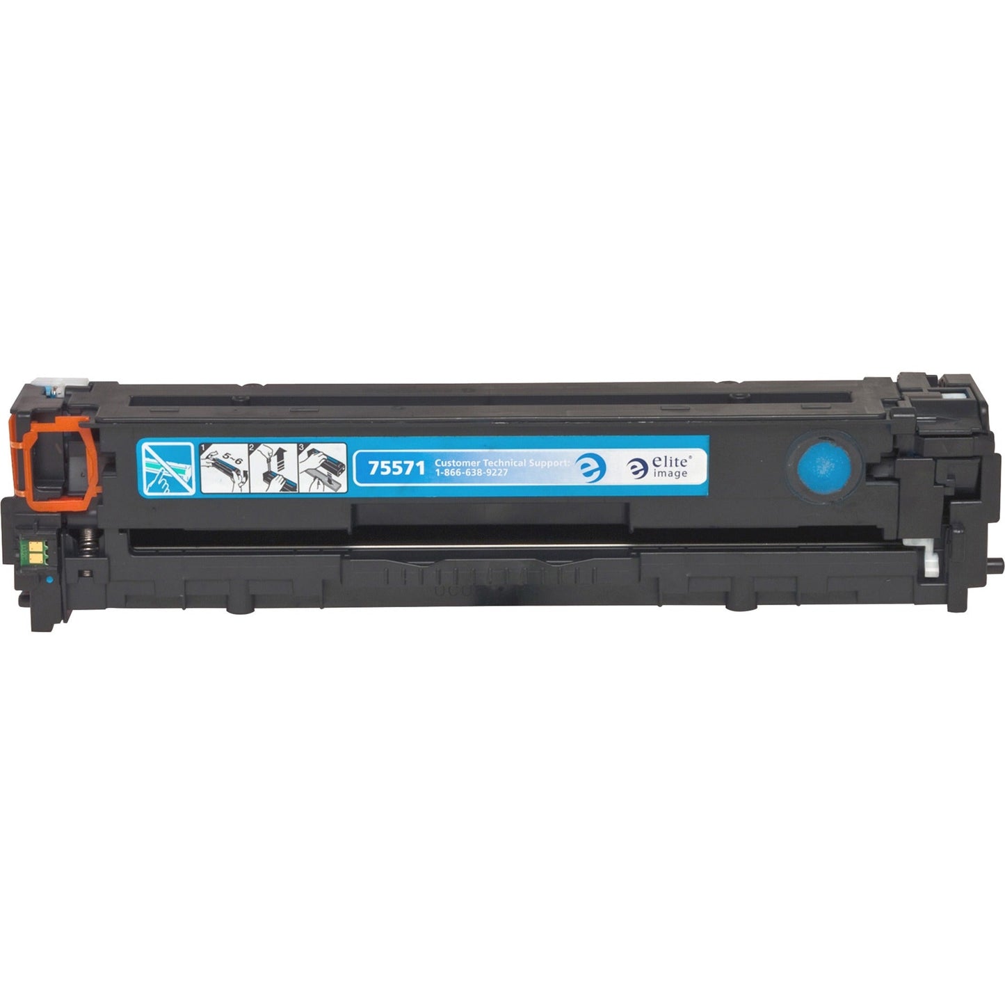 Elite Image Remanufactured Laser Toner Cartridge - Alternative for HP 128A (CE321A) - Cyan - 1 Each