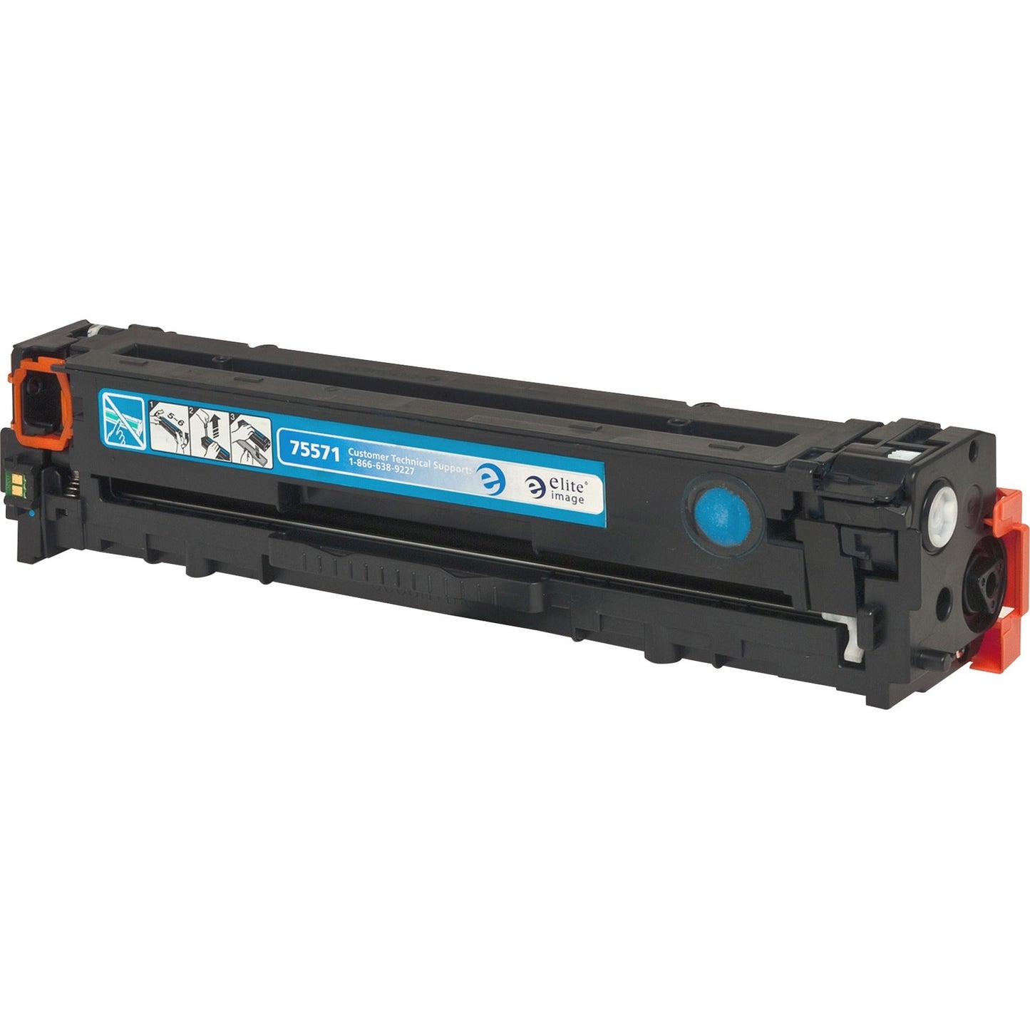 Elite Image Remanufactured Laser Toner Cartridge - Alternative for HP 128A (CE321A) - Cyan - 1 Each