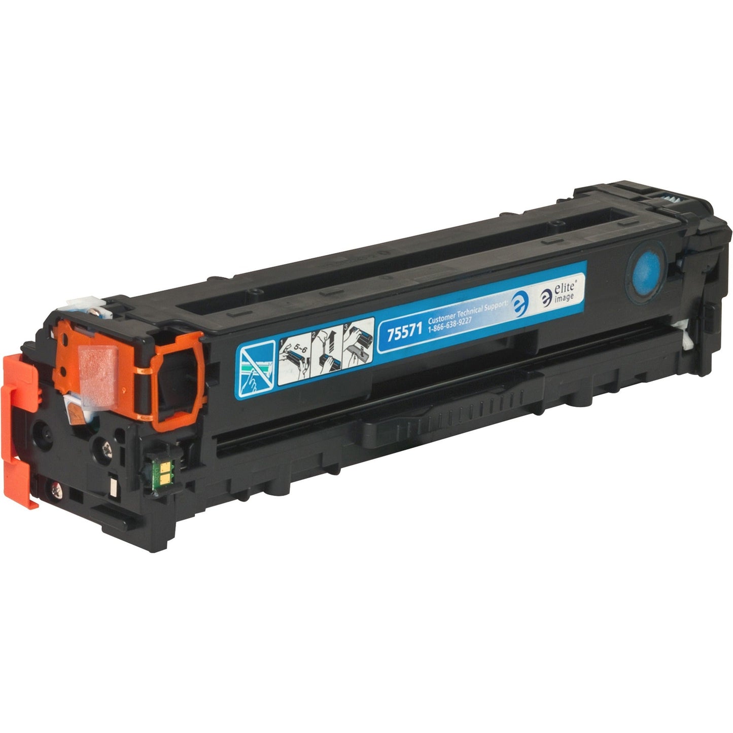 Elite Image Remanufactured Laser Toner Cartridge - Alternative for HP 128A (CE321A) - Cyan - 1 Each