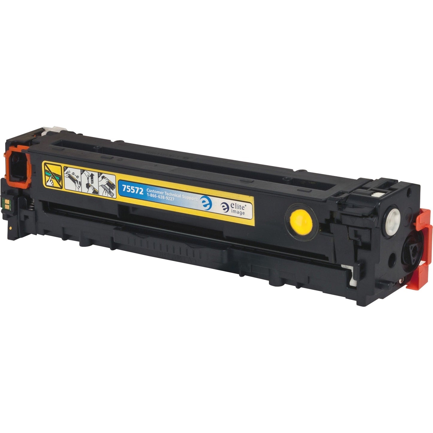 Elite Image Remanufactured Laser Toner Cartridge - Alternative for HP 128A (CE322A) - Yellow - 1 Each