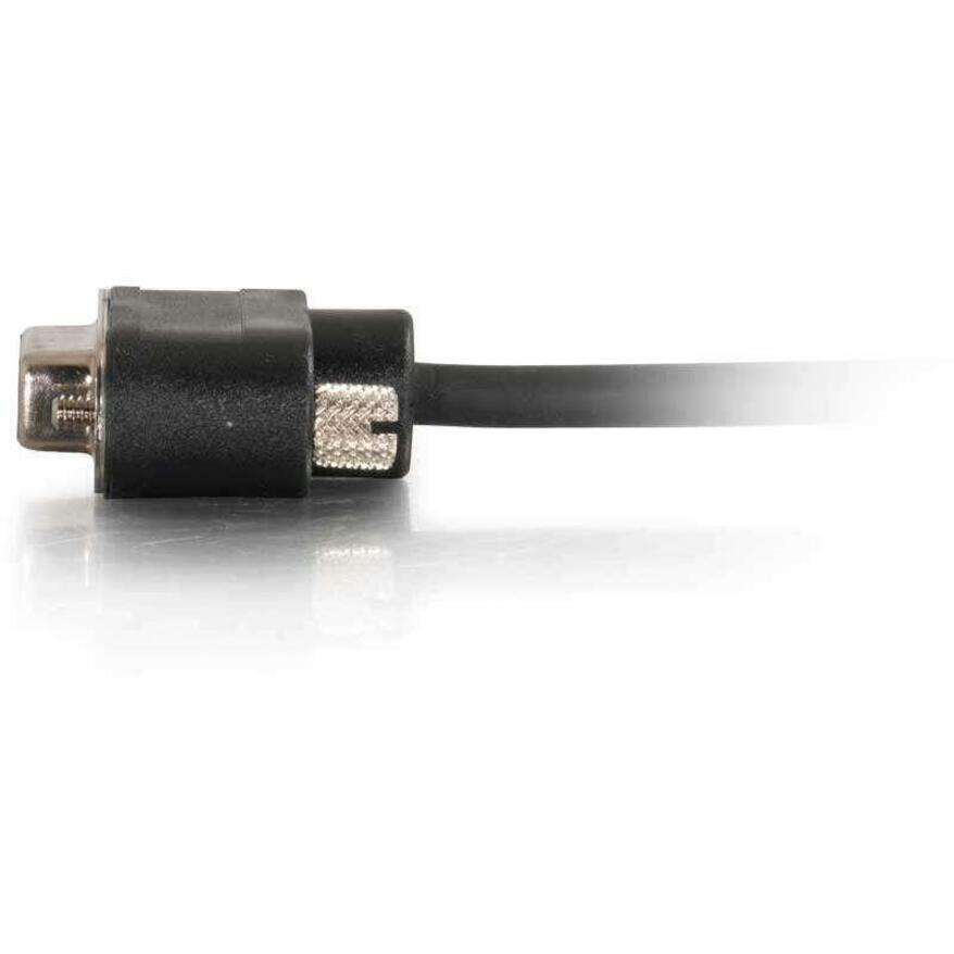 C2G 75ft Serial RS232 DB9 Cable with Low Profile Connectors F/F - In-Wall CMG-Rated