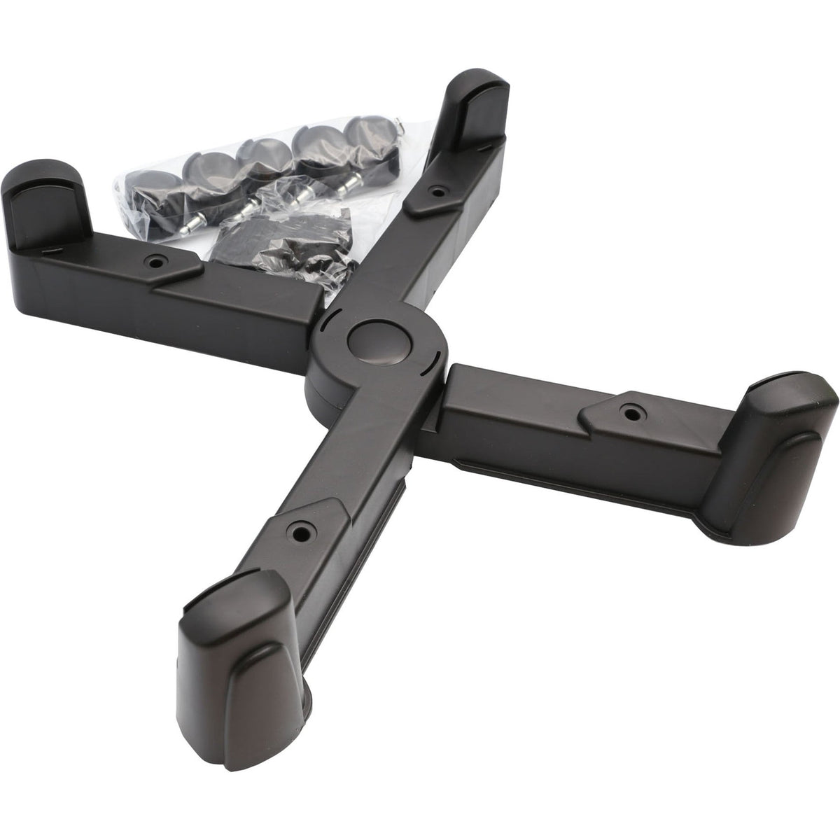 SYBA Multimedia Plastic Stand for ATX Case with Adj. Width with Caster wheels