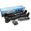 SYBA Multimedia Plastic Stand for ATX Case with Adj. Width with Caster wheels