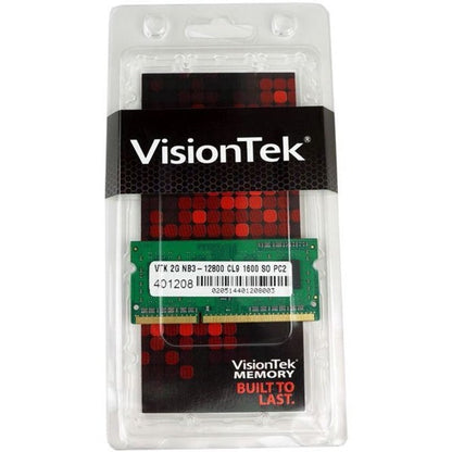 VisionTek 2GB DDR3 1600 MHz (PC3-12800) CL9 SODIMM - Notebook