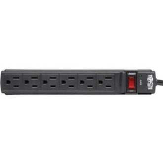 Tripp Lite Protect It! 6-Outlet Surge Protector 6 ft. Cord 360 Joules Diagnostic LED Black Housing