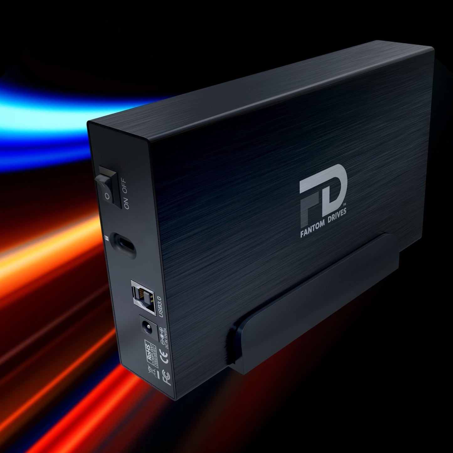 Fantom Drives 2TB External Hard Drive - GFORCE 3 Pro - 7200RPM USB 3 Aluminum Black GF3B2000UP