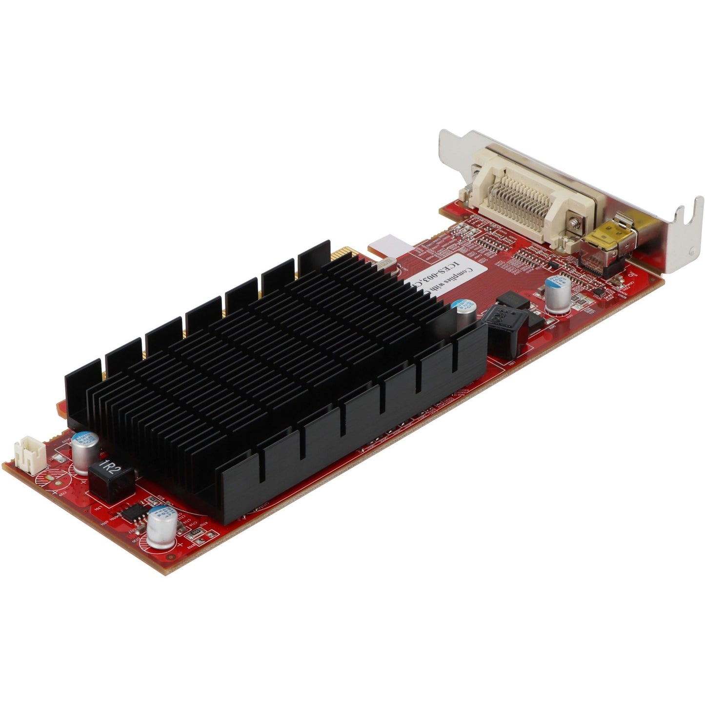 VisionTek Radeon 6350 SFF 1GB DDR3 3M DMS59 (2x DVI-I miniDP) w/ 2x DVI-I to VGA Adapter