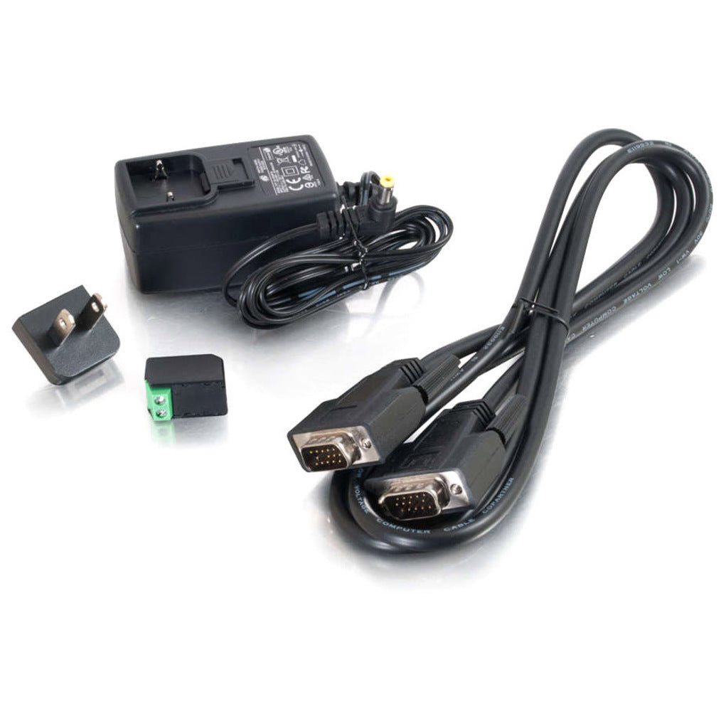 C2G 300ft VGA over Cat5 Box Transmitter/ Box Receiver Kit- Aluminum