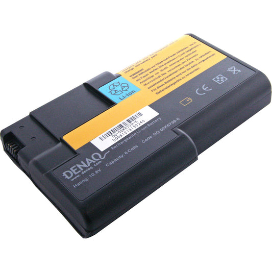 DENAQ 6-Cell 58Whr Li-Ion Laptop Battery for IBM ThinkPad I1800 A21e A22e