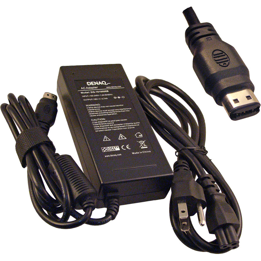 DENAQ 19V 4.74A 5-pin AC Adapter for HP/Compaq Pavilion & Presario Series Laptops