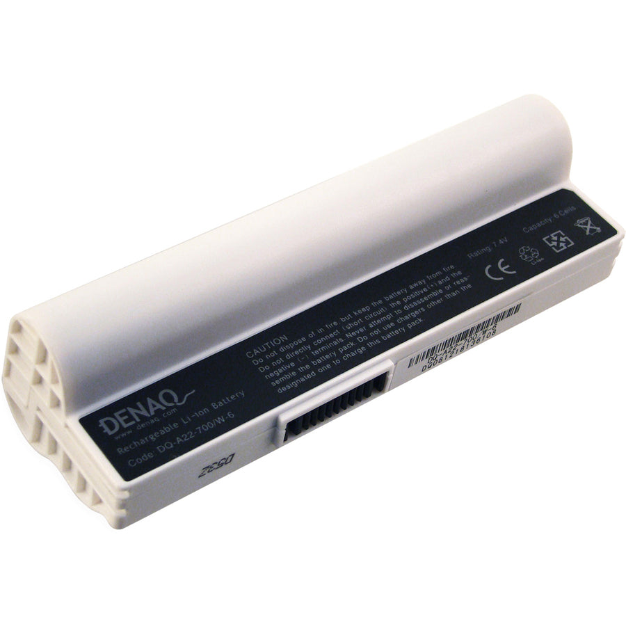 DENAQ 6-Cell 4800mAh Li-Ion Laptop Battery for ASUS Eee PC 12G 20G 2G 4G 700 701 8G 900