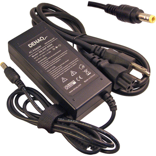 DENAQ 3.16A 19V 5.5mm-2.5mm AC Adapter for GATEWAY SOLO Series Laptops