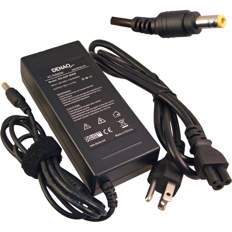 DENAQ 19V 4.74A 5.5mm-2.5mm AC Adapter for ACER ASPIRE & FERRARI Laptops