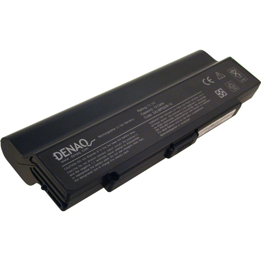 DENAQ 12-Cell 8800mAh Li-Ion Laptop Battery for SONY VGN-AR VGN-C VGN-FE VGN-FJ VGN-FS VGN-FT VGN-N VGN-S VGN-Y