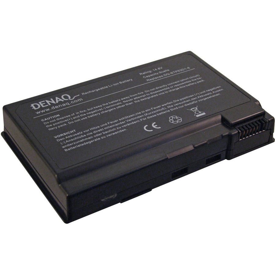 DENAQ 8-Cell 4400mAh Li-Ion Laptop Battery for ACER Aspire 3020 Series 3610 Series 5020 Series; TravelMate 2410 Series and other