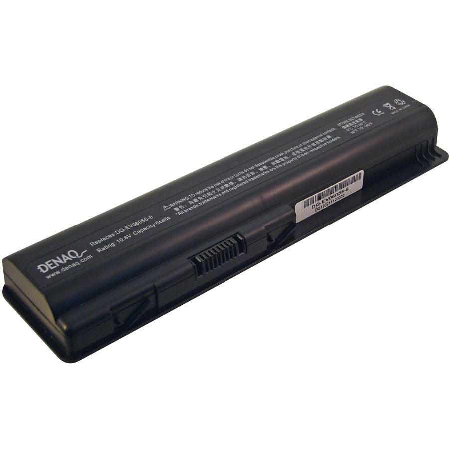 DENAQ 6-Cell 5200mAh Li-Ion Laptop Battery for HP G50 G60 G70 HDX 16 X16-1000; Pavilion DV4 DV5