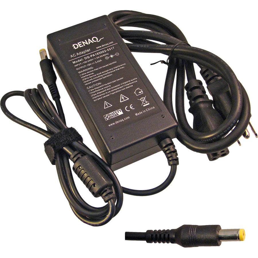 DENAQ 19V 3.42A 4.8mm-1.7mm AC Adapter for ACER Aspire TravelMate & Ferrari Series Laptops