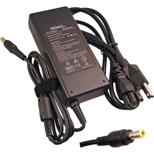 DENAQ 19V 4.74A 5.5mm-2.5mm AC Adapter for TOSHIBA Satellite Qosmio & Dynabook Series Laptops