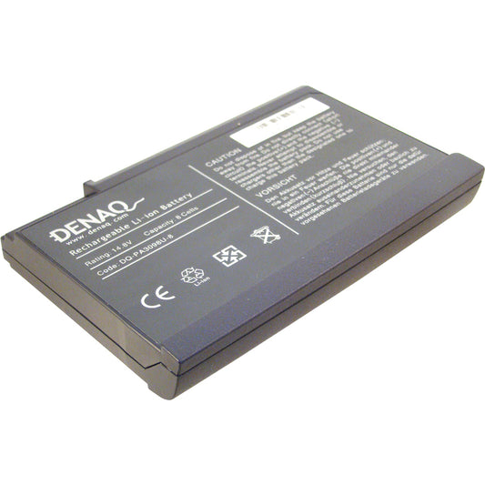 DENAQ 8-Cell 5200mAh Li-Ion Laptop Battery for TOSHIBA Satellite 1200-S121 1200-S122 1200-S252 3000-100 3000-400 3000-514 3000-601 3000-S304 3000-S307 3000-S353 3000-S514 3000-X4 3005-S303 3005-S304 3005-S403 3005-S504