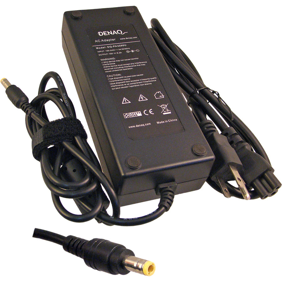 DENAQ 19V 6.3A 5.5mm-2.5mm AC Adapter for TOSHIBA Satellite Series Laptops