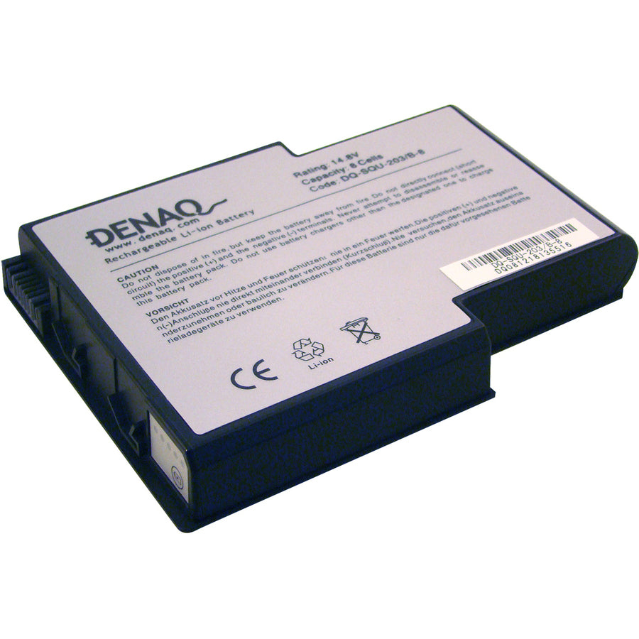 DENAQ 8-Cell 4400mAh Li-Ion Laptop Battery for GATEWAY Solo 400 450 (black)