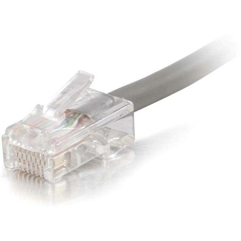 C2G 50ft Cat5e Non-Booted Unshielded (UTP) Network Patch Cable (Plenum Rated) - Gray