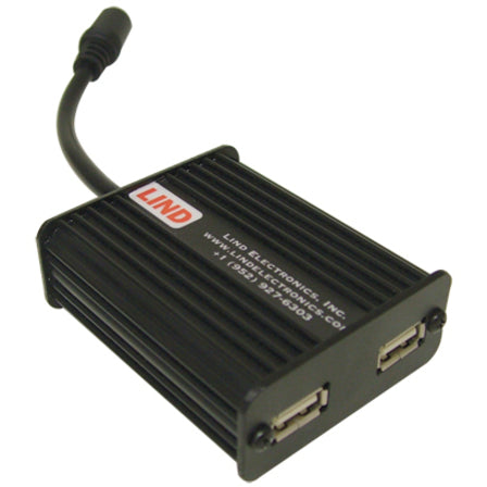 Lind Electronics Dual Rugged USB Adapter