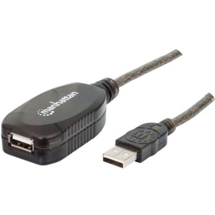 Manhattan Hi-Speed USB 2.0 A Male/A Female USB Active Extension Cable 33'