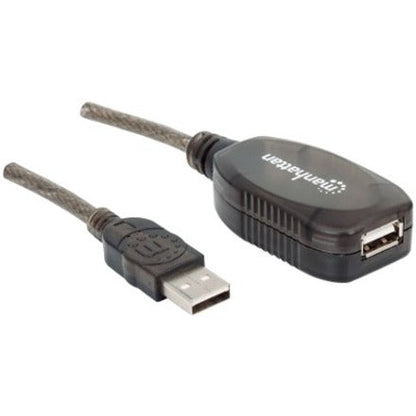 Manhattan Hi-Speed USB 2.0 A Male/A Female USB Active Extension Cable 33'