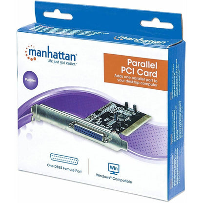 Manhattan Parallel PCI Card with 1 External DB25 Port