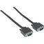 Manhattan SVGA HD15 Male to HD15 Male Monitor Cable 10' Black