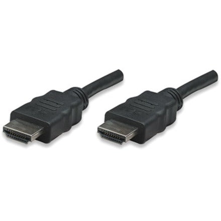 Manhattan HDMI Male to Male High Speed Shielded Cable 25' Black