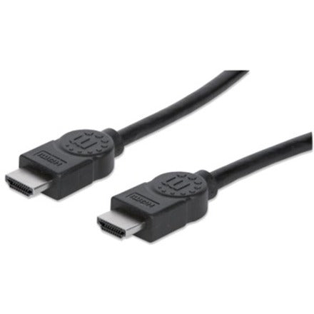 Manhattan HDMI Male to Male High Speed Shielded Cable 16.5' Black