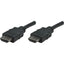 Manhattan HDMI Male to Male High Speed Shielded Cable 16.5' Black