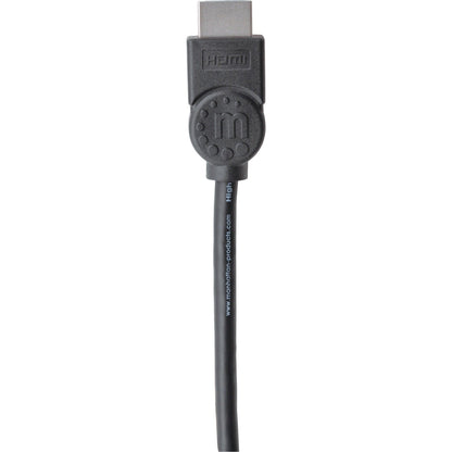 Manhattan HDMI Male to Male High Speed Shielded Cable with Ethernet 16.5' Black