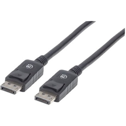 Manhattan DisplayPort Male/Male Monitor Cable 10' Black